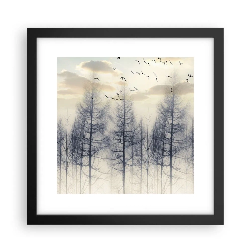Plakát v černém rámu - Duchové lesa - 30x30 cm