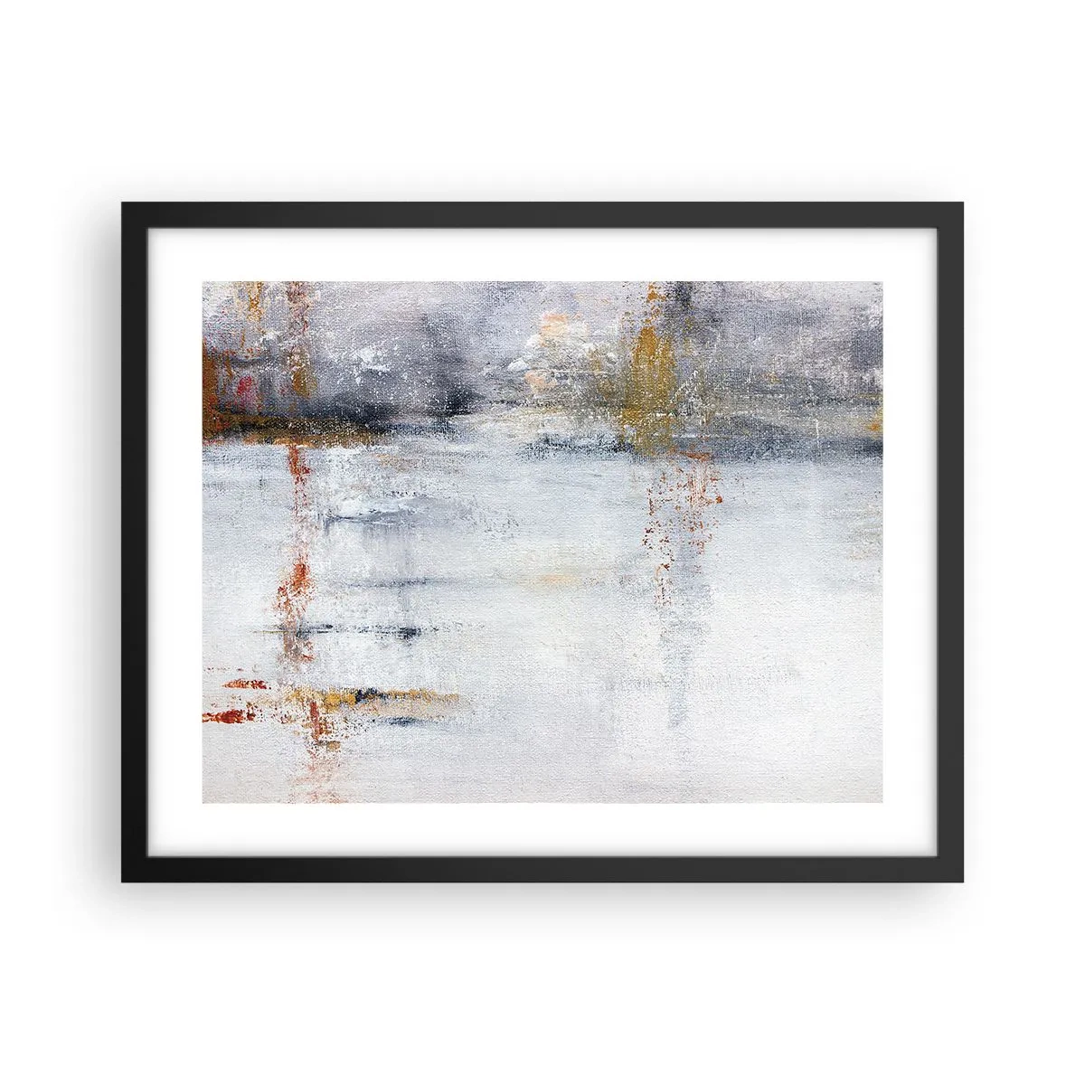 Plakát v černém rámu - Za závojem vzduchu - 50x40 cm