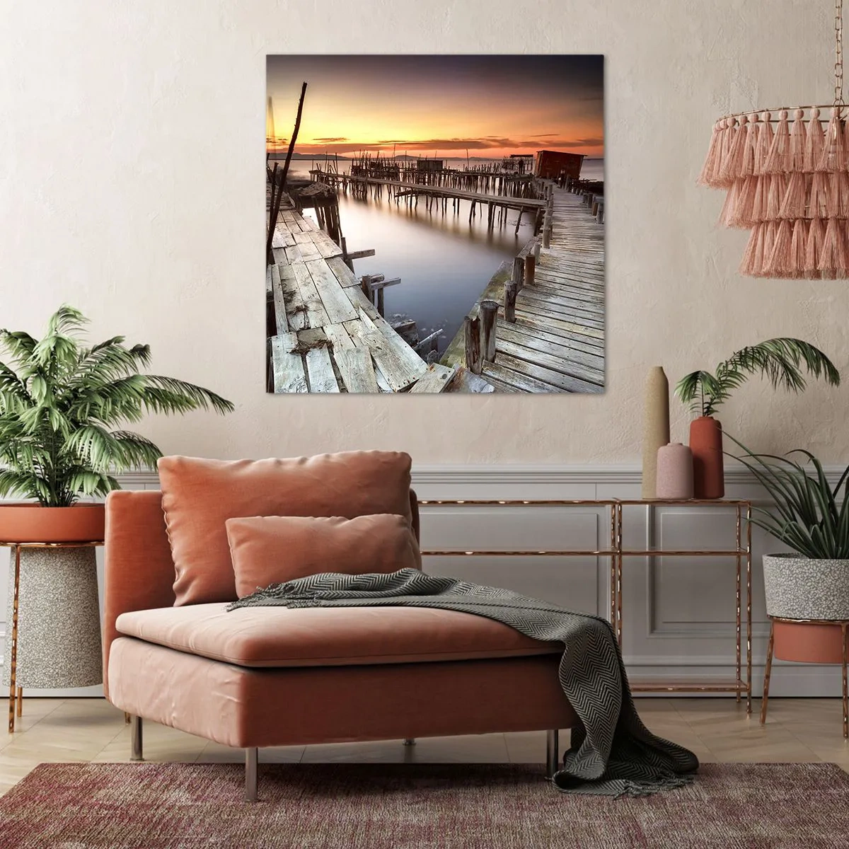 Obraz na plátně - Autentičnost, ne turistická atrapa - 60x60 cm