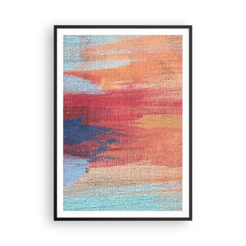 Plakát v černém rámu - Stékat duhou - 70x100 cm