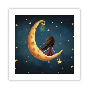 Plakát - Kdysi dávno… - 40x40 cm