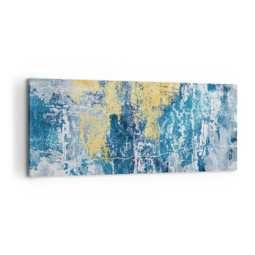 Obraz na plátně - Abstrakce s dobrou náladou - 100x40 cm