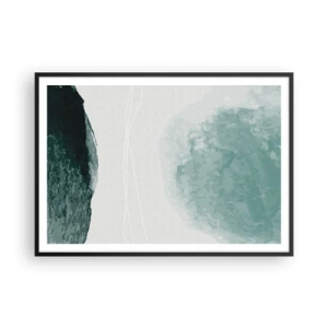 Plakát v černém rámu - Setkání s mlhou - 100x70 cm