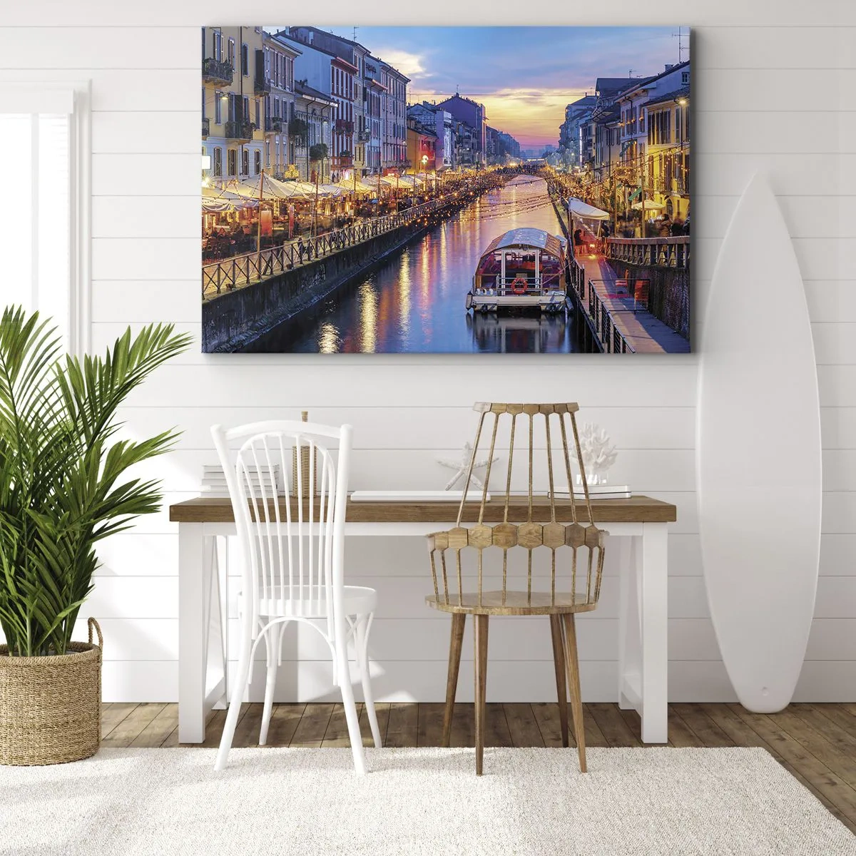 Obraz na plátně - Večer plný světla a zábavy - 120x80 cm