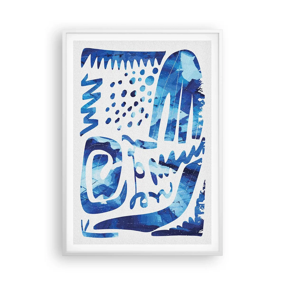 Plakát v bílém rámu - Zpět ke kořenům - 70x100 cm