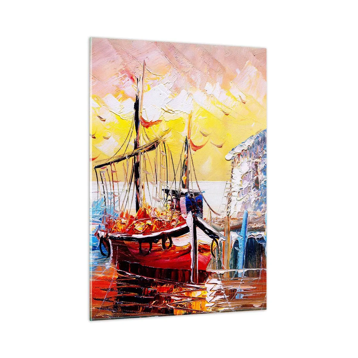 Obraz na skle - Šťastný návrat - 50x70 cm