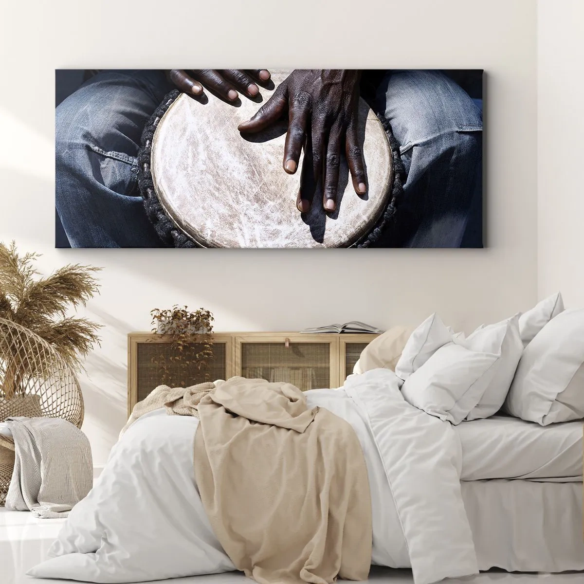 Obraz na plátně - Žijte ve svém rytmu - 100x40 cm