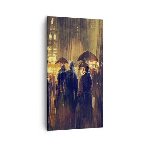 Obraz na plátně - Následovníci deště - 55x100 cm