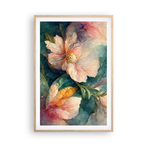 Plakát v rámu světlý dub - Čirá subtilnost - 61x91 cm