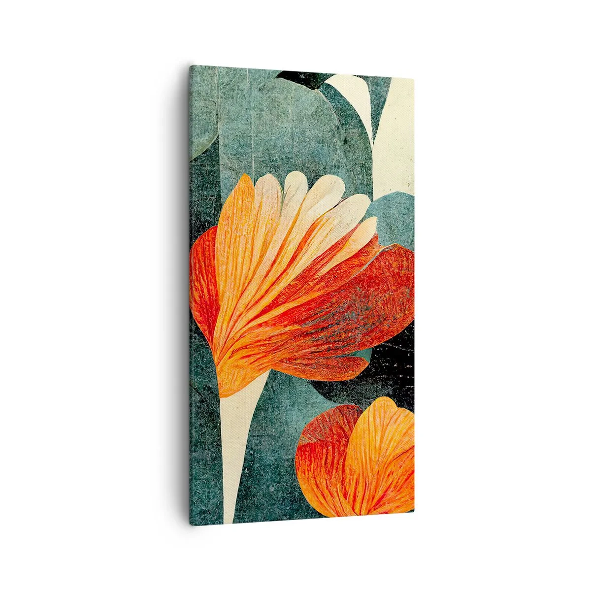 Obraz na plátně - Tropické horko a chlad zeleně - 55x100 cm