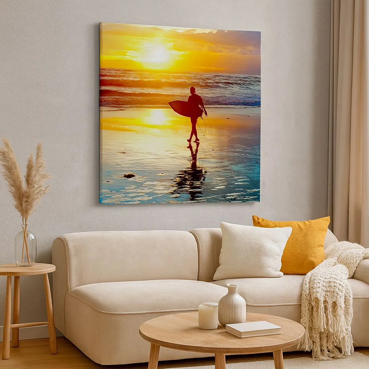 Obraz na plátně - Návrat bojovníka - 30x30 cm