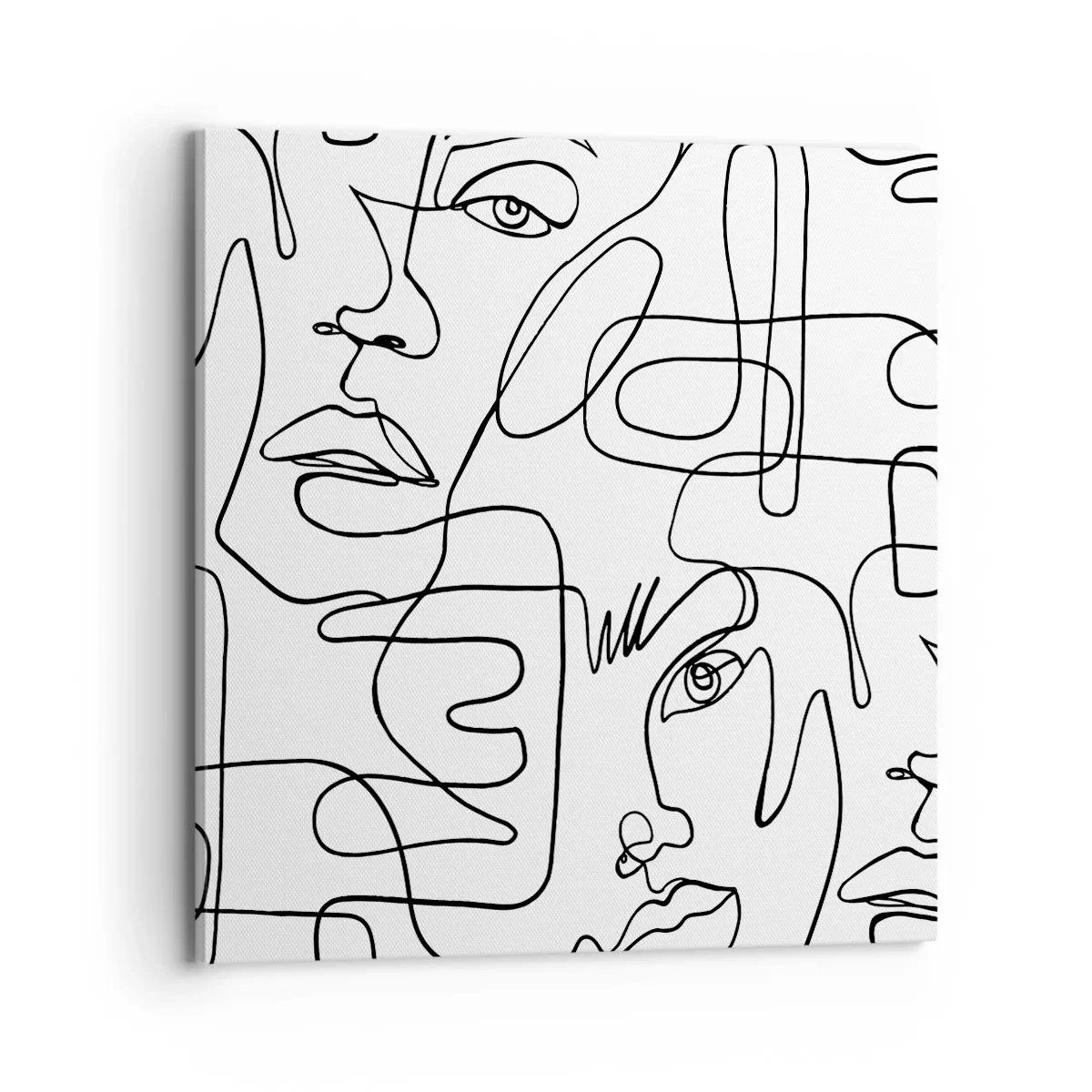 Obraz na plátně - Ve spletených emocích - 70x70 cm