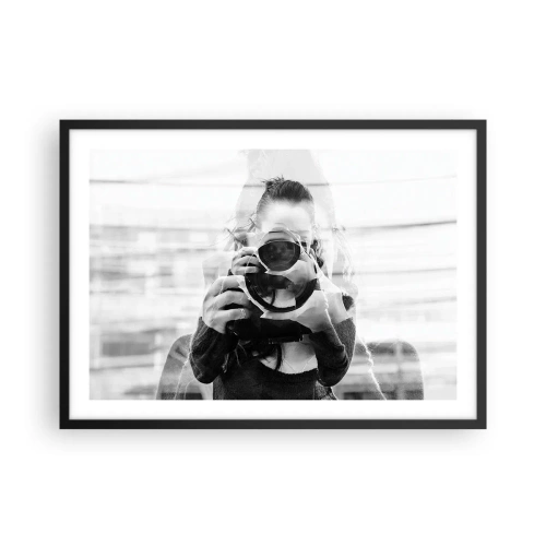 Plakát v černém rámu - Tvůrce a materiál - 70x50 cm