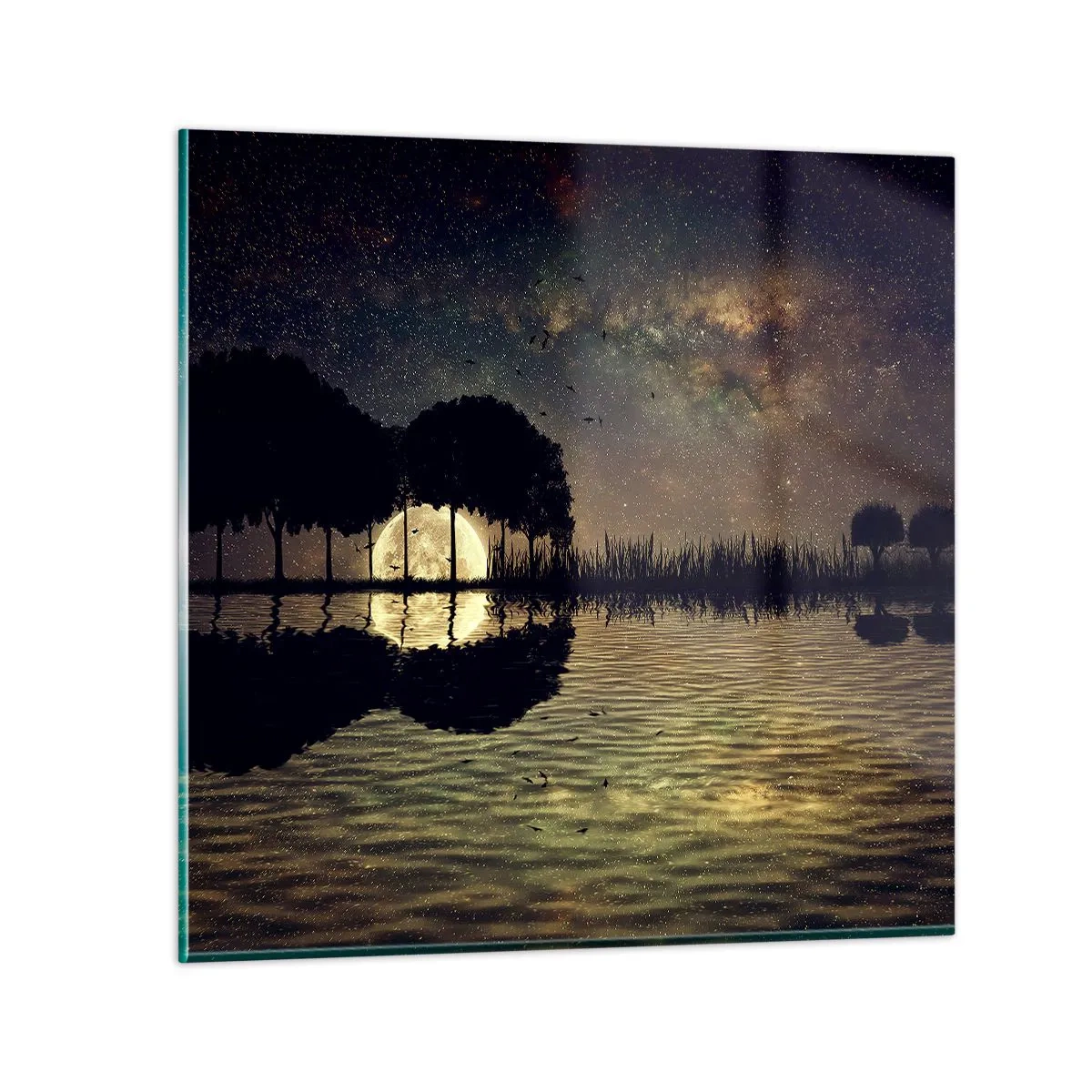Obraz na skle - Noc na konci světa - 70x70 cm
