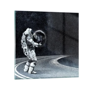 Obraz na skle - Na Mléčné dráze - 70x70 cm