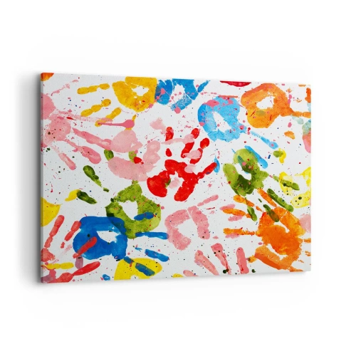 Obraz na plátně - Jdi ve stopách - 100x70 cm