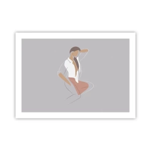 Plakát - Obrys půvabu - 70x50 cm