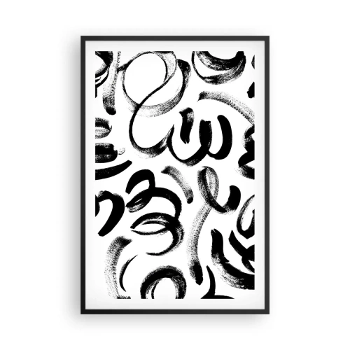 Plakát v černém rámu - Černé na bílém - 61x91 cm