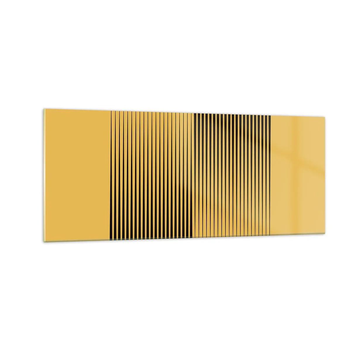 Obraz na skle - Čtverec protikladů - 100x40 cm