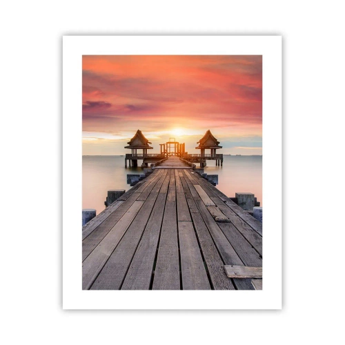 Plakát - Západ na východě - 40x50 cm