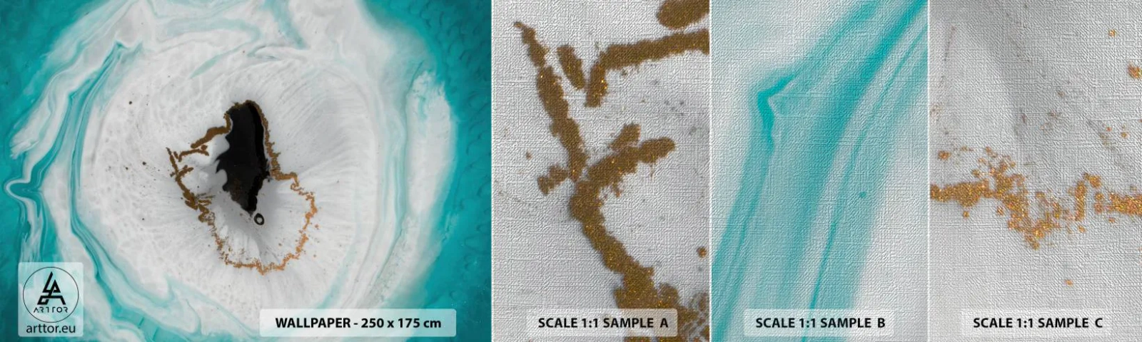 Vzor Fototapety Premium Canvas - Proniknout dovnitř - Abstrakce, Kus, Kámen - 100x30 cm