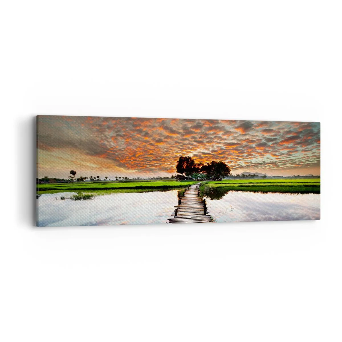 Obraz na plátně - Roztáhněte ruce - dýchejte  - 90x30 cm