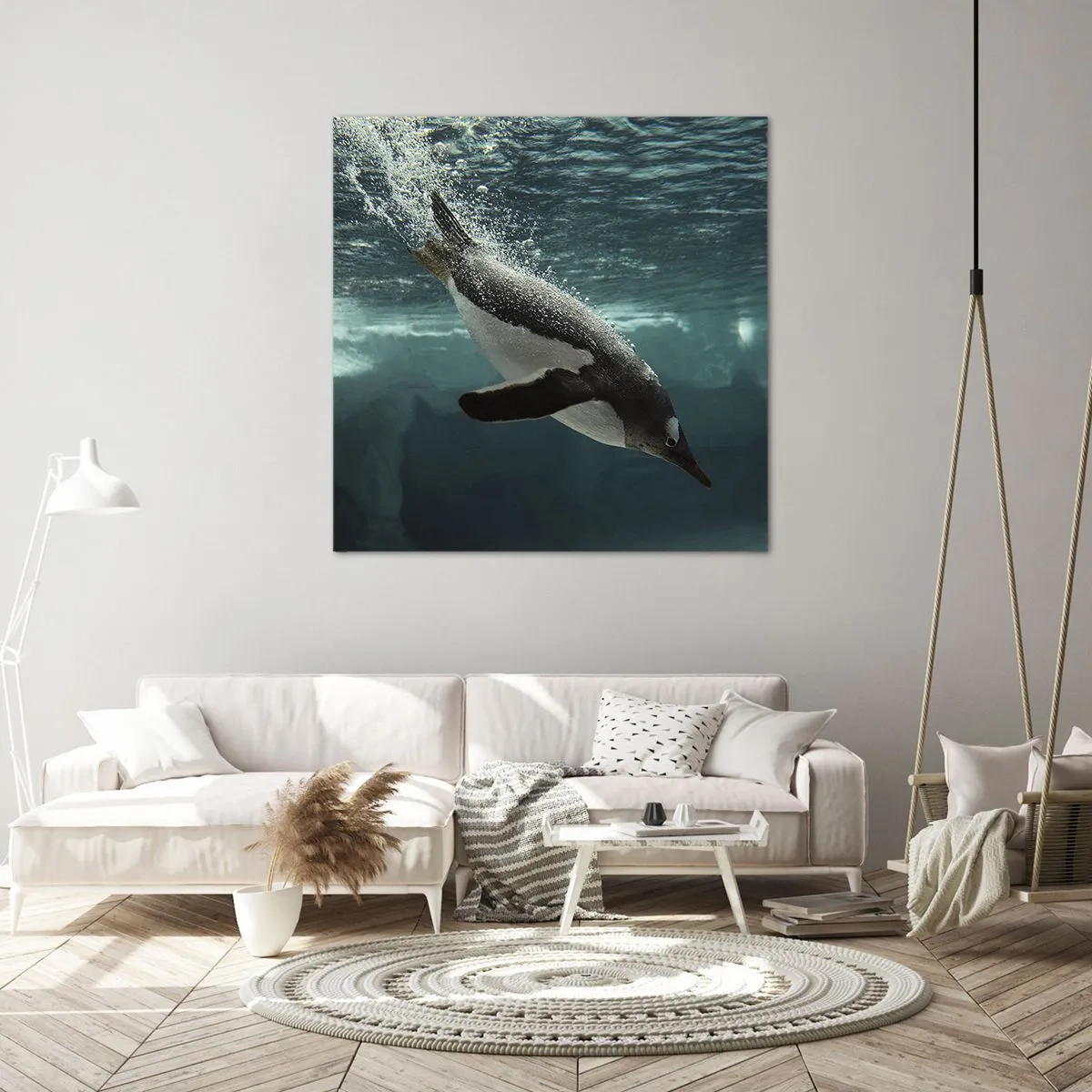 Obraz na plátně - Vítejte v mém světě - 60x60 cm