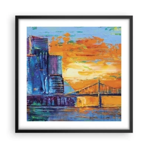 Plakát v černém rámu - Kultura a příroda - 50x50 cm