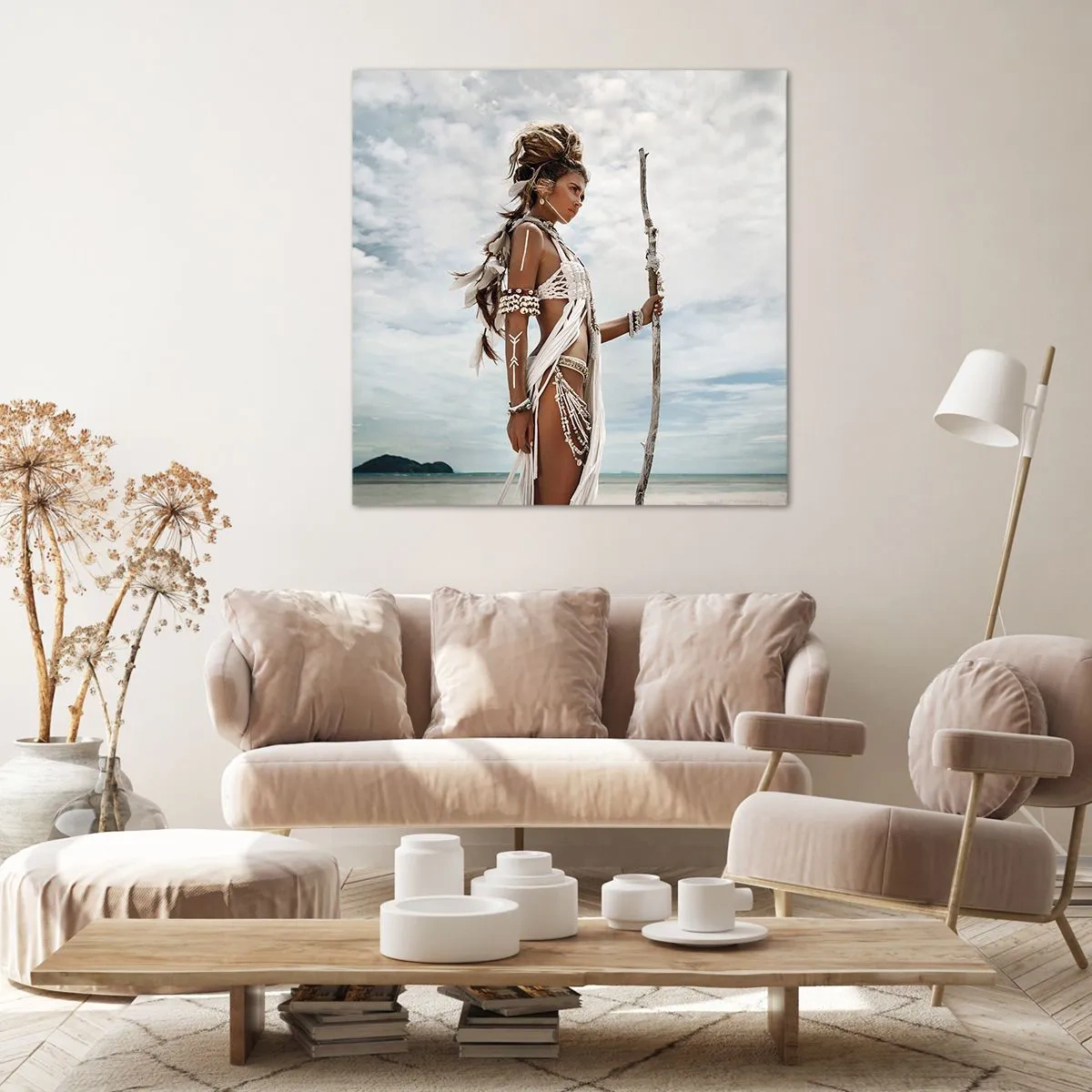 Obraz na plátně - Královna tropů - 60x60 cm