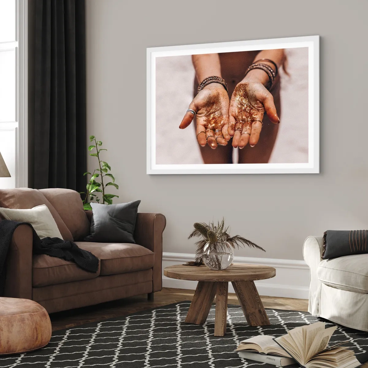 Plakát v bílém rámu - Dárek pro tebe - 91x61 cm