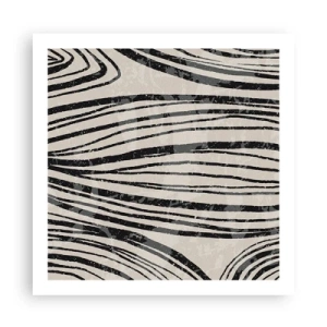 Plakát - Močál s liniemi - 60x60 cm