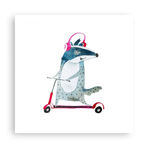 Plakát - Jezevčí radosti - 50x50 cm