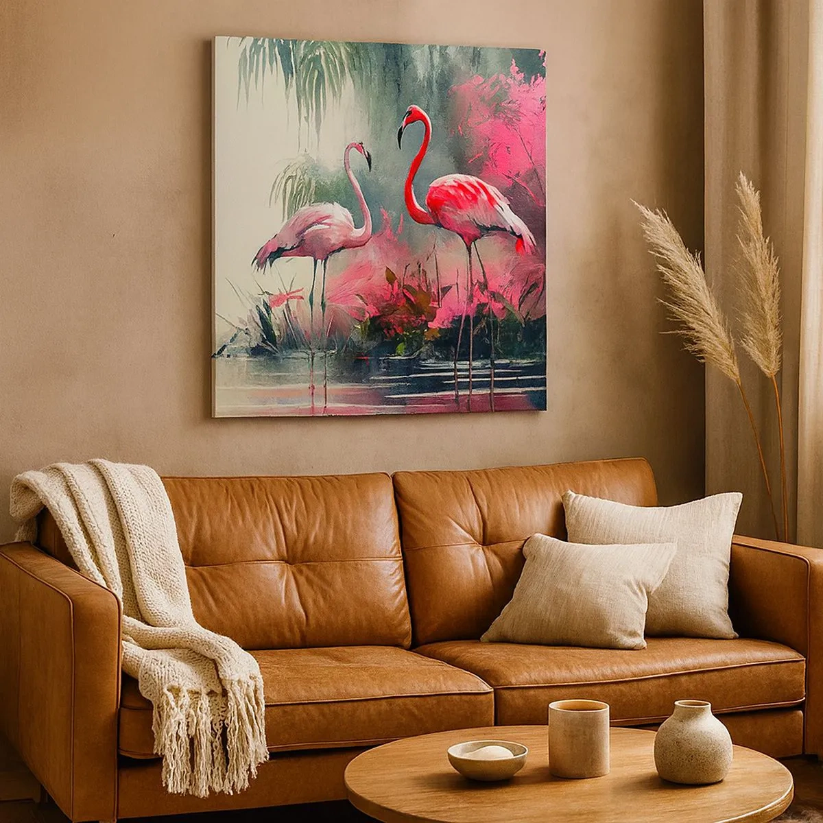 Obraz na plátně - Hodiny přírodního kouzla - 30x30 cm