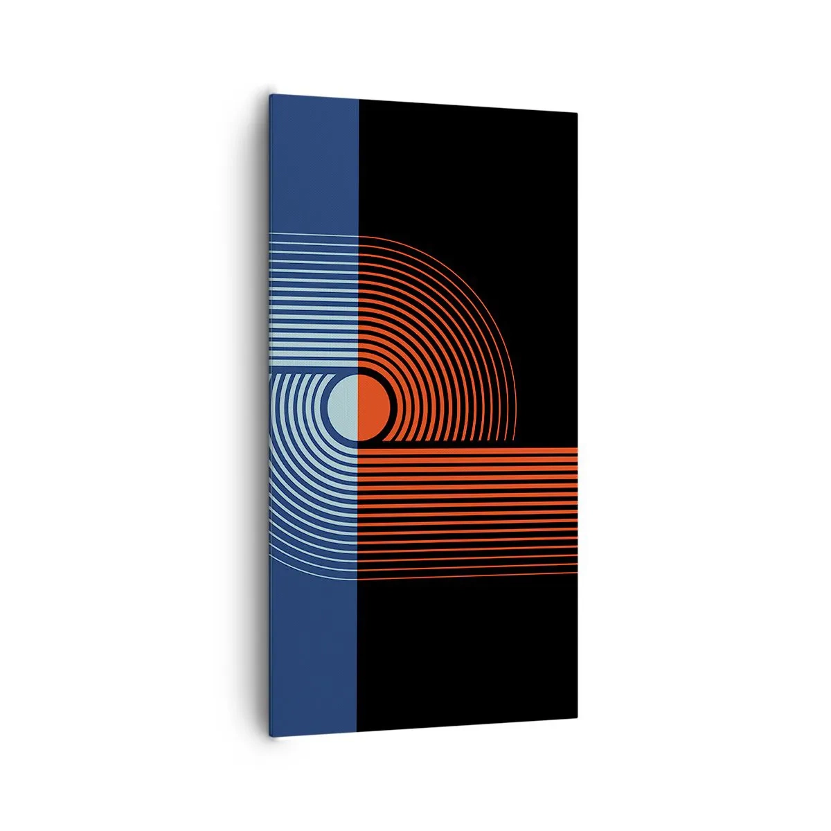 Obraz na plátně - V geometrickém objetí - 65x120 cm