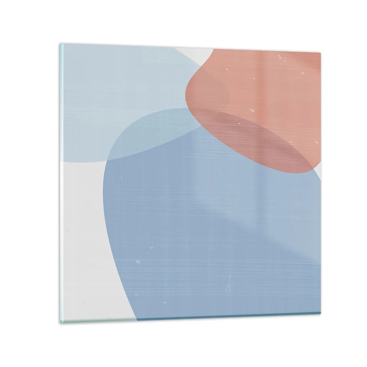 Obraz na skle - Pastelové vztahy - 60x60 cm