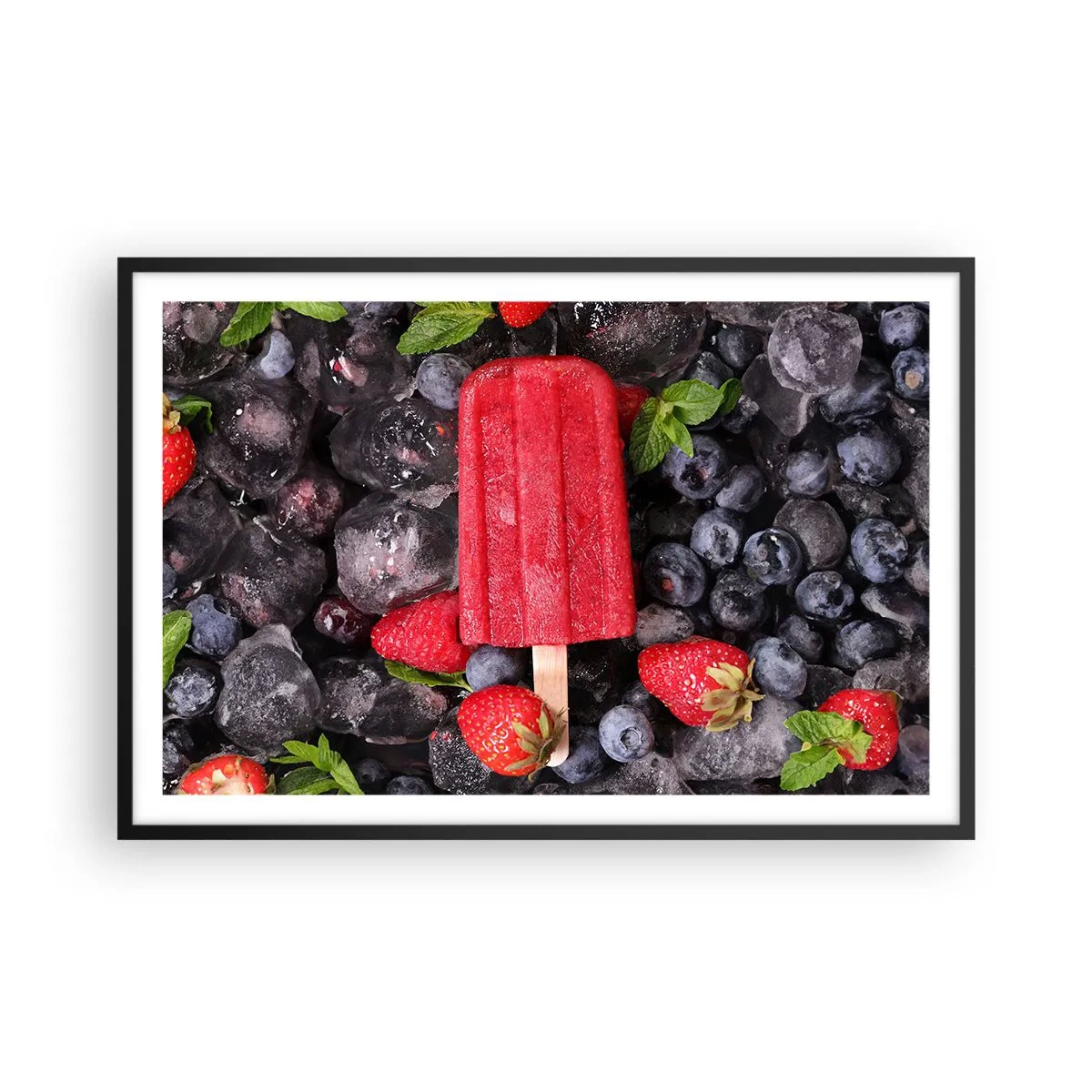 Plakát v černém rámu - Chuť horkého léta - 91x61 cm