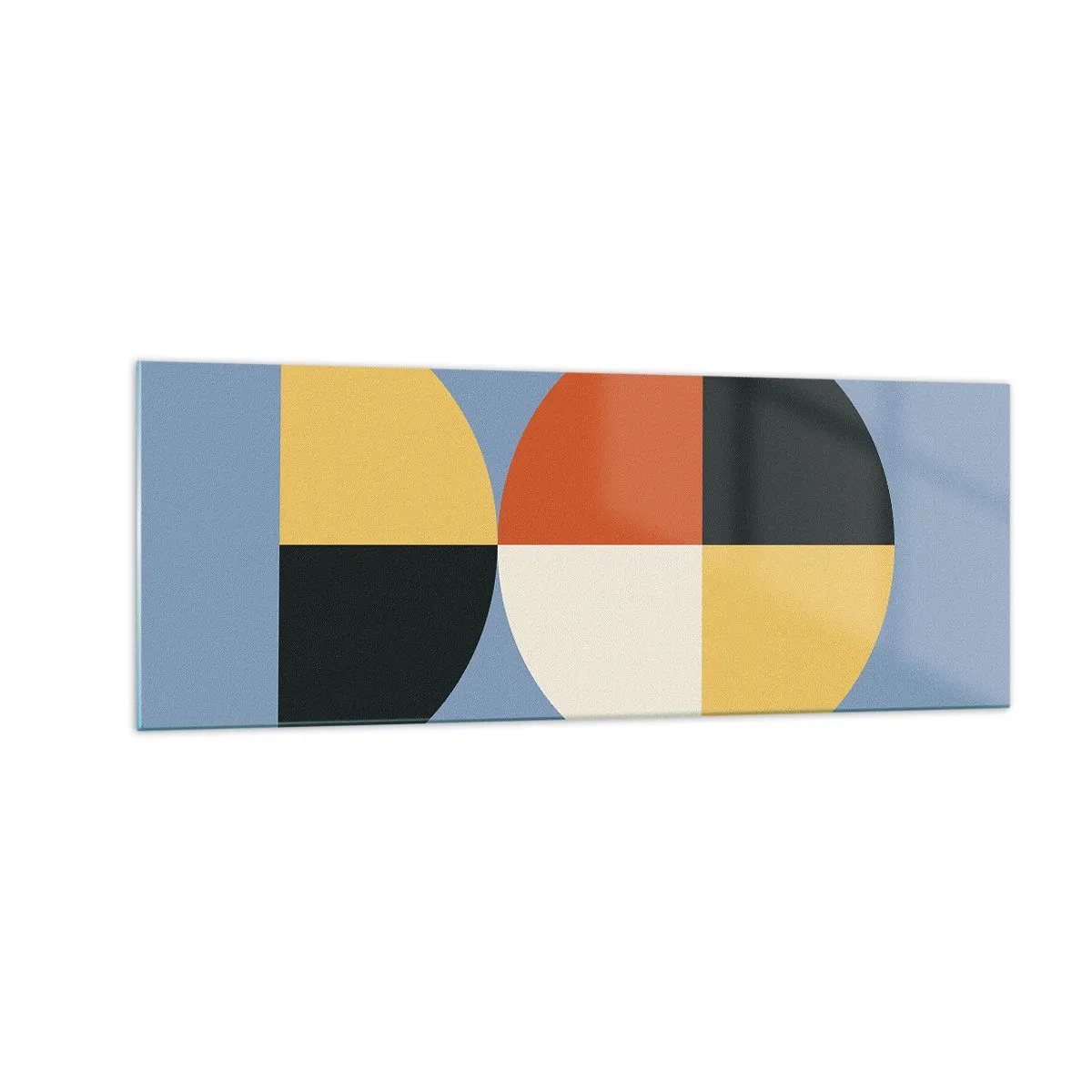 Obraz na skle - Koukej a počítej - 140x50 cm