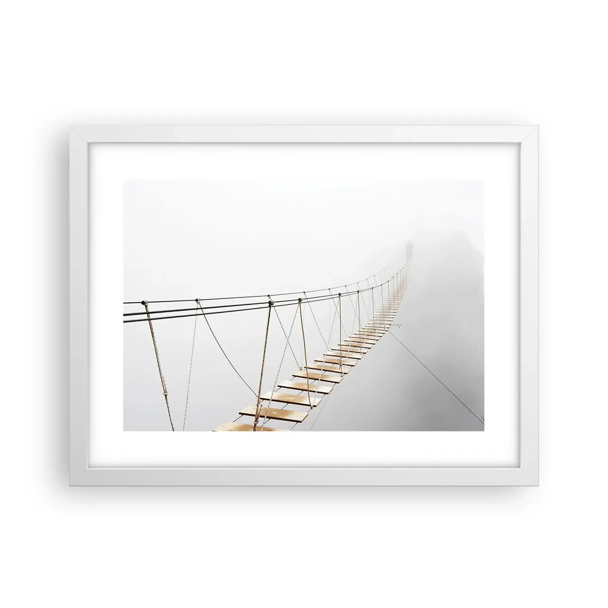 Plakát v bílém rámu - Kam vás zavede? - 40x30 cm