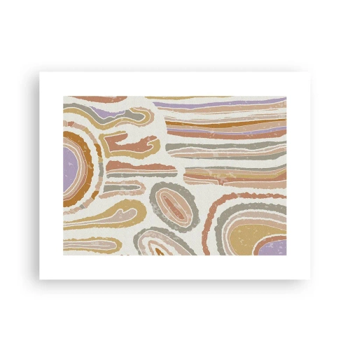 Plakát - Barevné průřezy - 40x30 cm