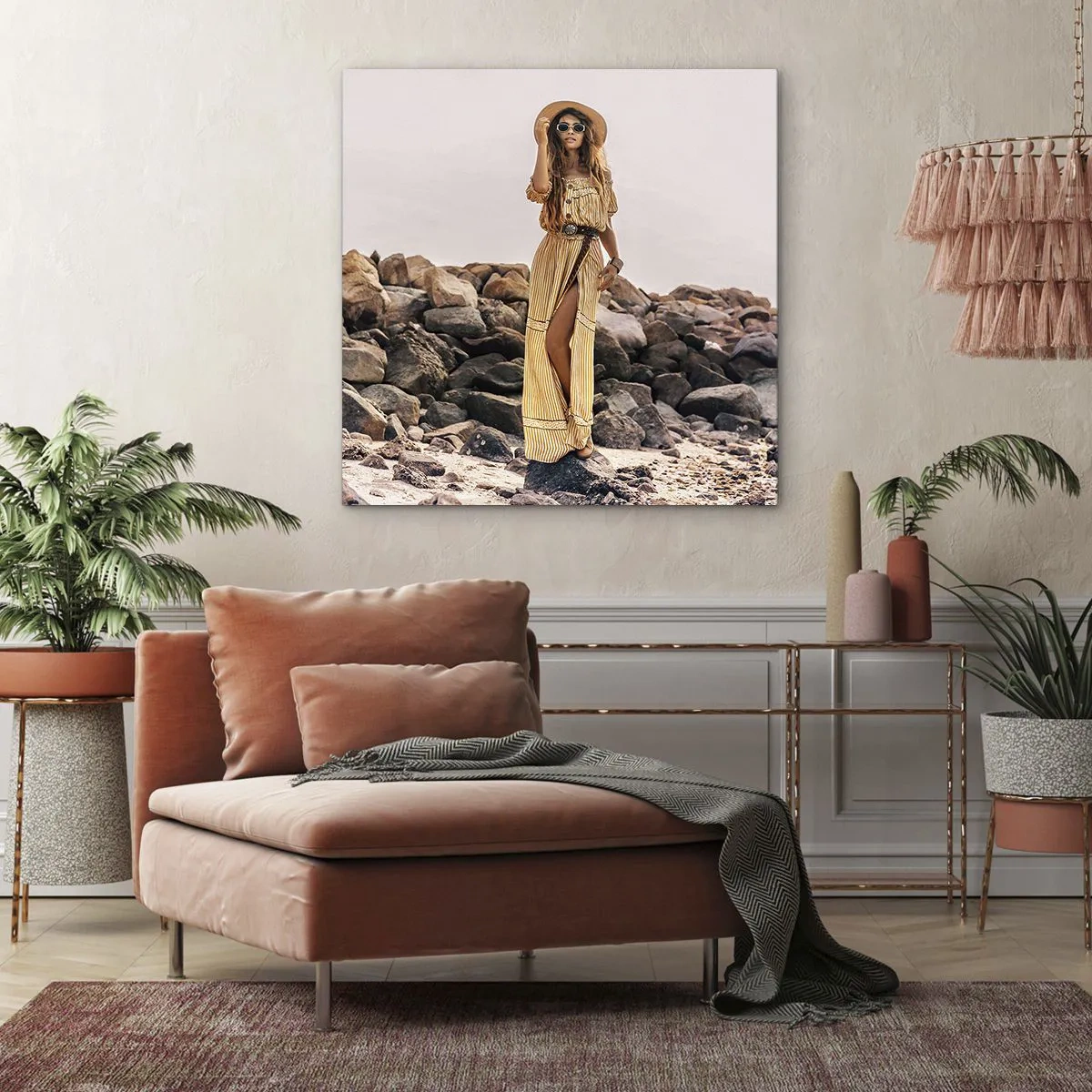 Obraz na plátně - Kouzlo kamenů - 60x60 cm