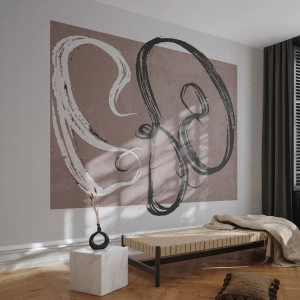 Fototapeta Samolepicí Deluxe Sticker - Kompozice – hledání úplnosti - Minimalismus, Kus, Abstrakce - 300x210 cm