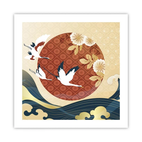 Plakát - Japonská pohádka - 50x50 cm