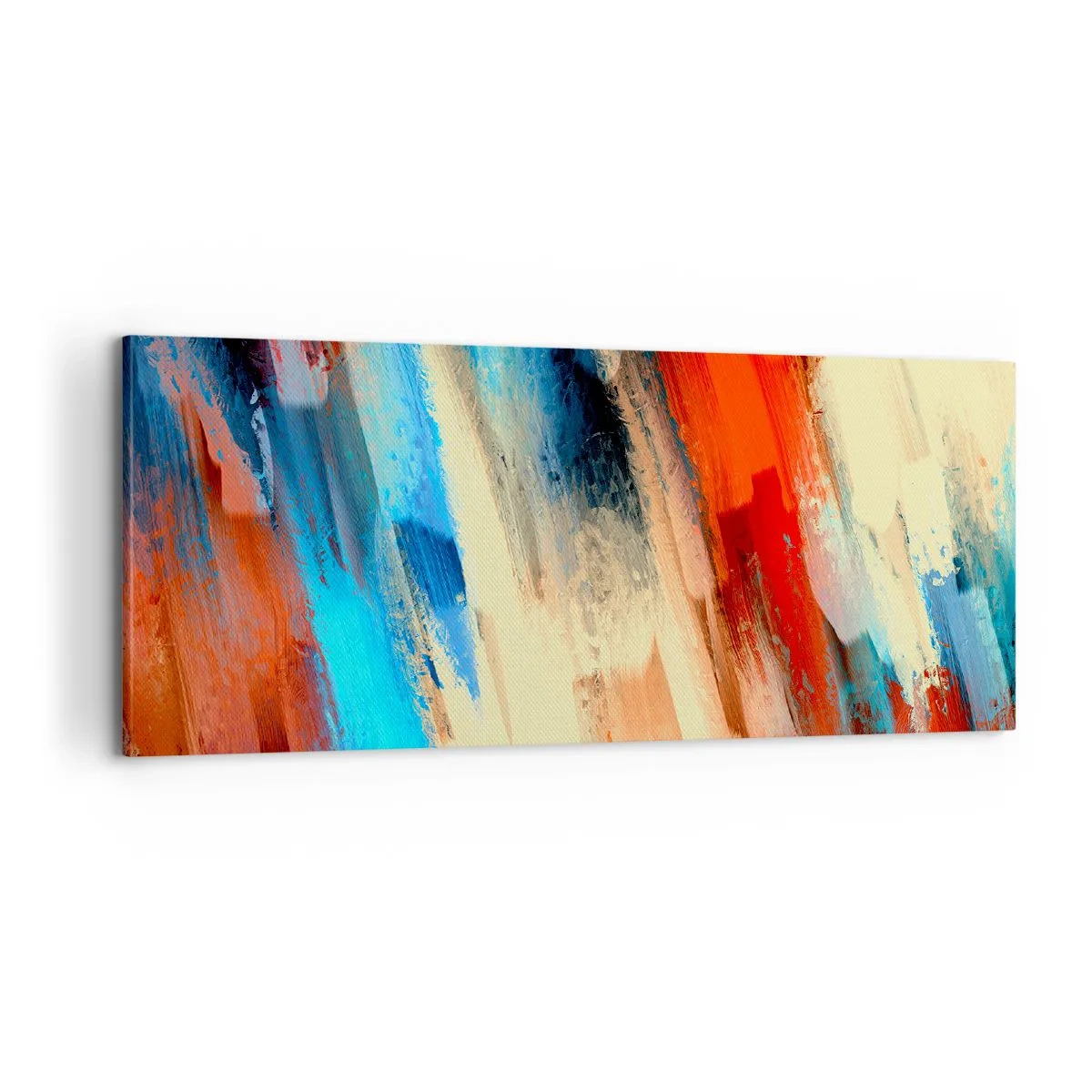 Obraz na plátně - Vodopád barev - 100x40 cm