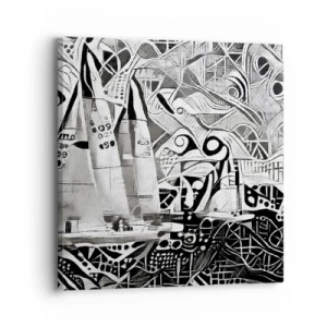 Obraz na plátně - Mezi vlnami - 30x30 cm