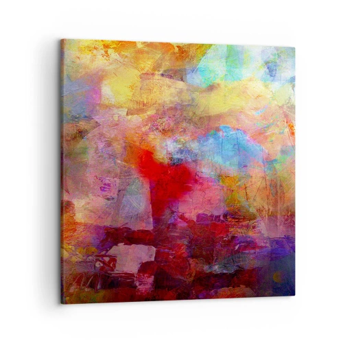 Obraz na plátně - Podívat se doprostřed duhy - 50x50 cm