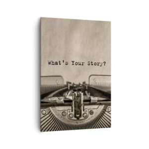 Obraz na plátně - Pověz mi - 70x100 cm