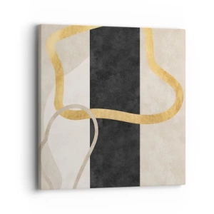 Obraz na plátně - Tvary ve smyčce - 40x40 cm