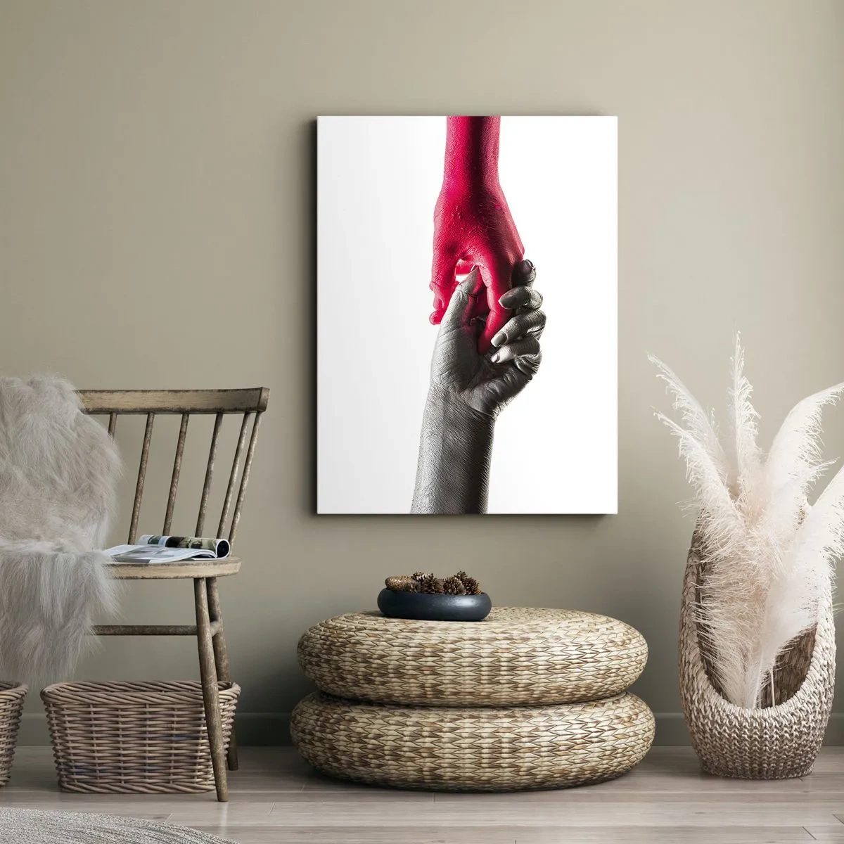 Obraz na plátně - Spolu i když jsme odlišní - 45x80 cm