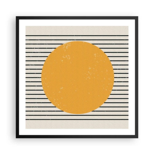 Plakát v černém rámu - Síla jednoduchosti - 60x60 cm