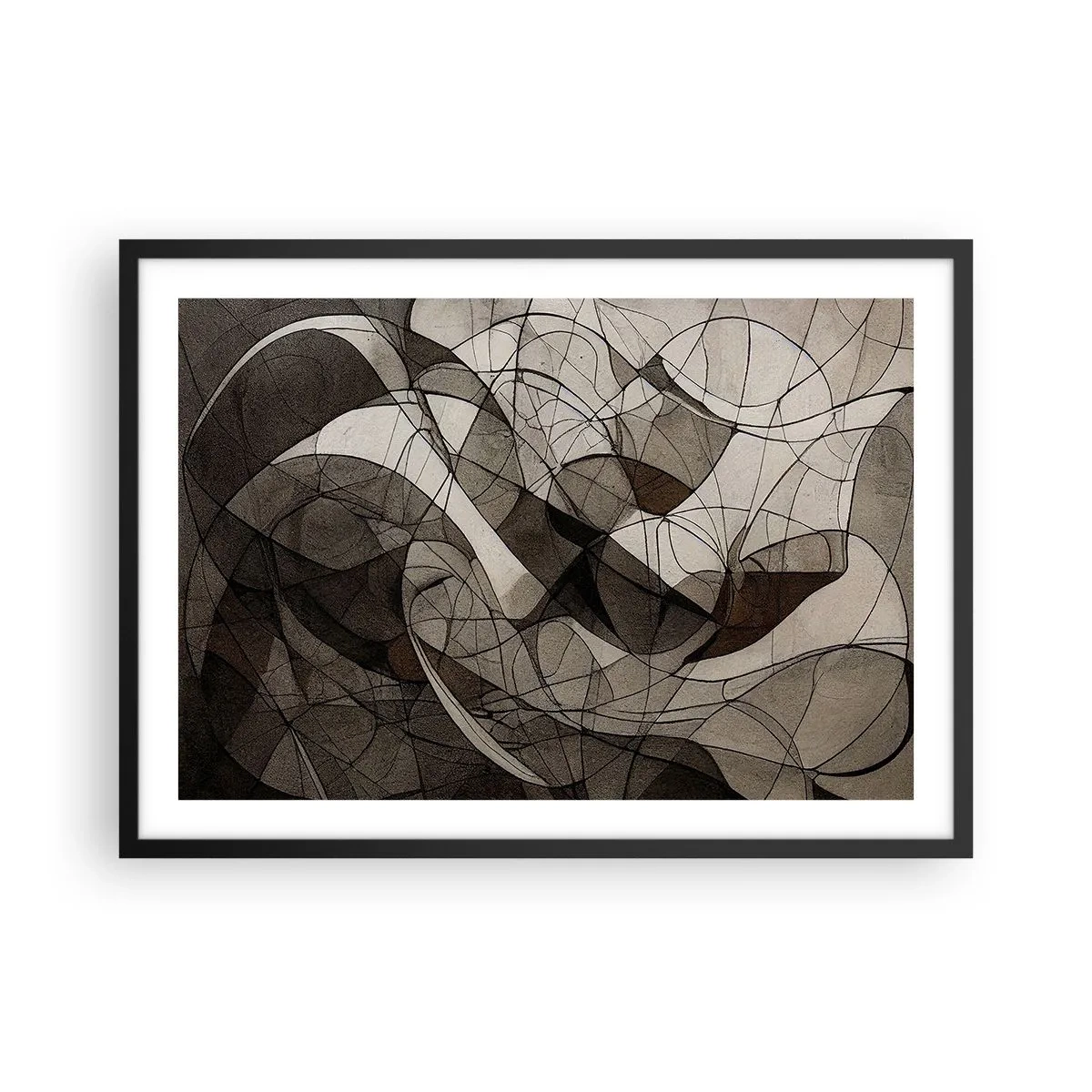 Plakát v černém rámu - Oběh barev Země - 70x50 cm